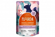 FLORIDA для кошек с чувствительным пищеварением кусочки с индейкой и морковью в соусе 85