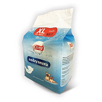 Подгузники для собак, 25-40кг размер XXL 6шт Cliny