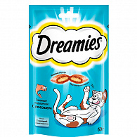 Лакомства для кошек DREAMIES лосось, 60 г